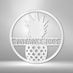 Pineapple Personalized Name Text Steel SignCustomly Gifts