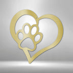 Puppy Love Steel SignCustomly Gifts