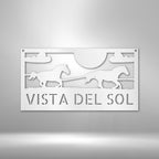 Racing Horses Personalized Steel SignCustomly Gifts