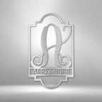 Regal Personalized Monogram Name Steel SignCustomly Gifts