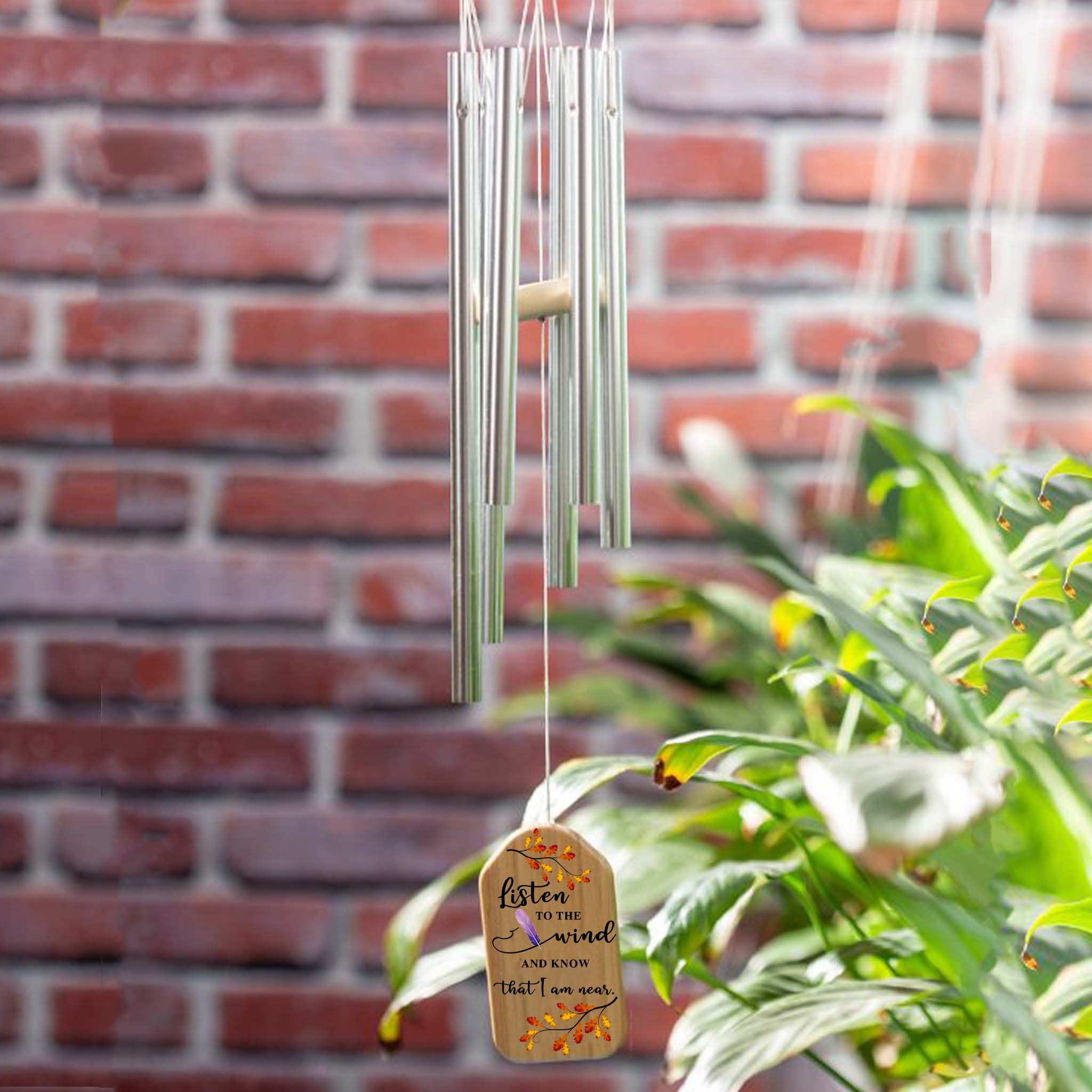 Remembrance Listen To The Wind Personalized Wind ChimeCustomly Gifts