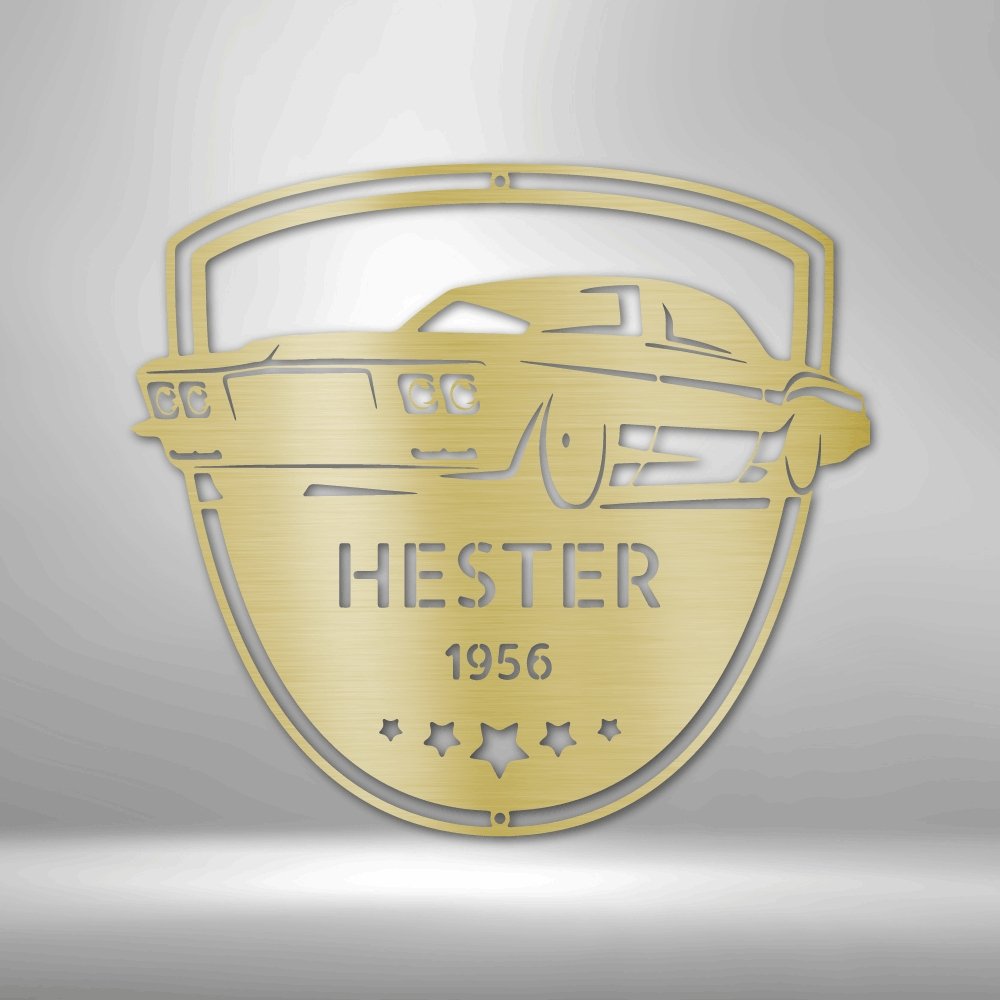 Restoration Master Classic Car Personalized Steel SignCustomly Gifts