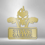 Rough Ride Personalized Name Text Steel SignCustomly Gifts