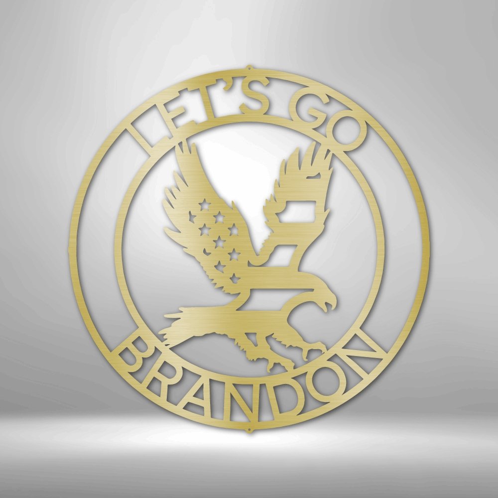 Screamin Eagle Personalized Text Steel SignCustomly Gifts