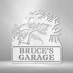 Screaming Demon Personalized Name Text Steel SignCustomly Gifts
