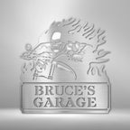 Screaming Demon Personalized Name Text Steel SignCustomly Gifts