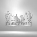 Sniper Monogram Personalized Steel SignCustomly Gifts