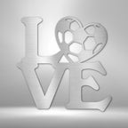 Soccer Love - Steel SignCustomly Gifts