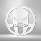 Spartan Helmet Personalized Steel SignCustomly Gifts