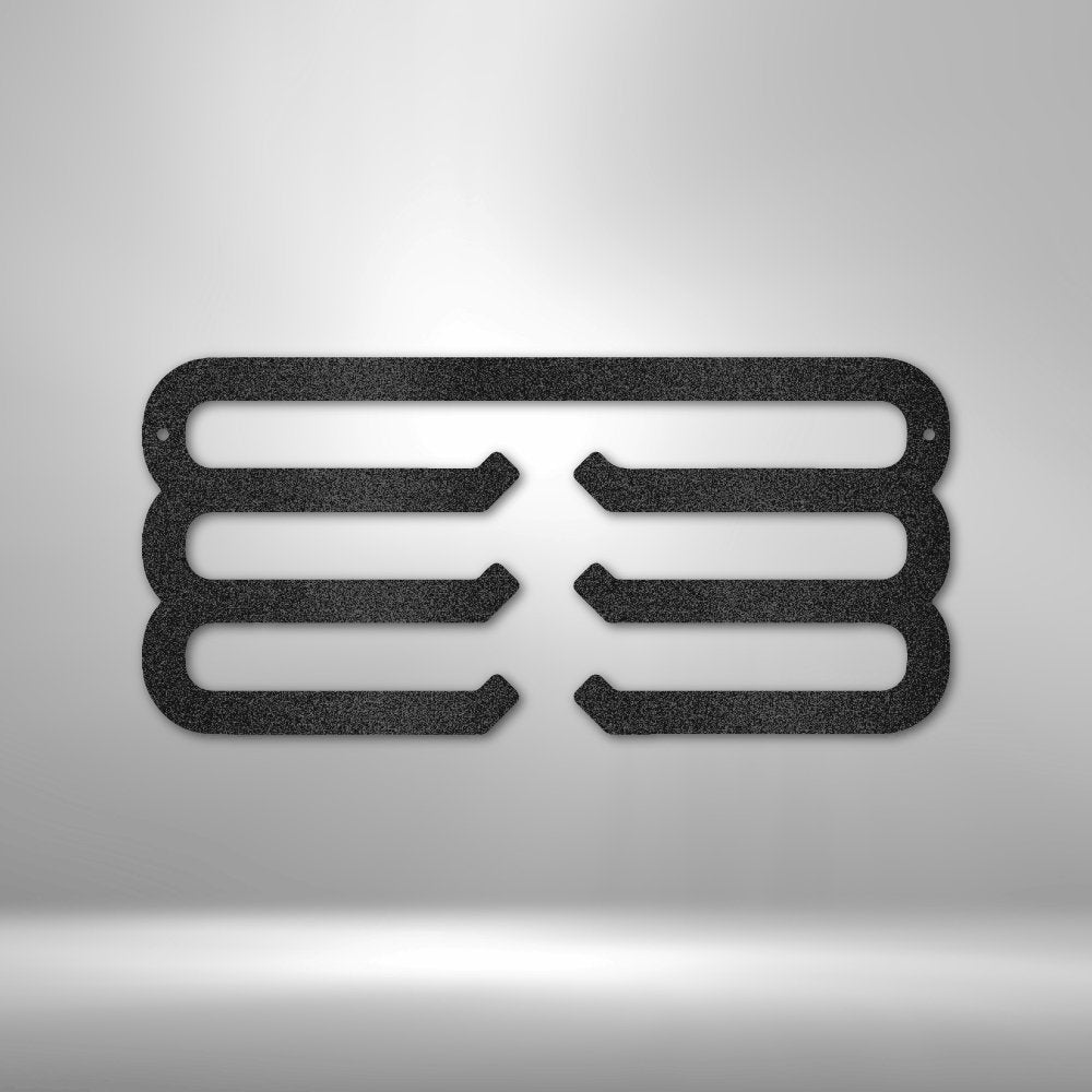 Sports Medal Hanger Monogram - Steel SignCustomly Gifts