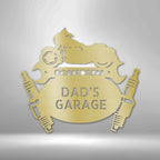 Street Glide Mechanic Personalized Name Text Steel SignCustomly Gifts
