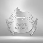 Street Glide Mechanic Personalized Name Text Steel SignCustomly Gifts