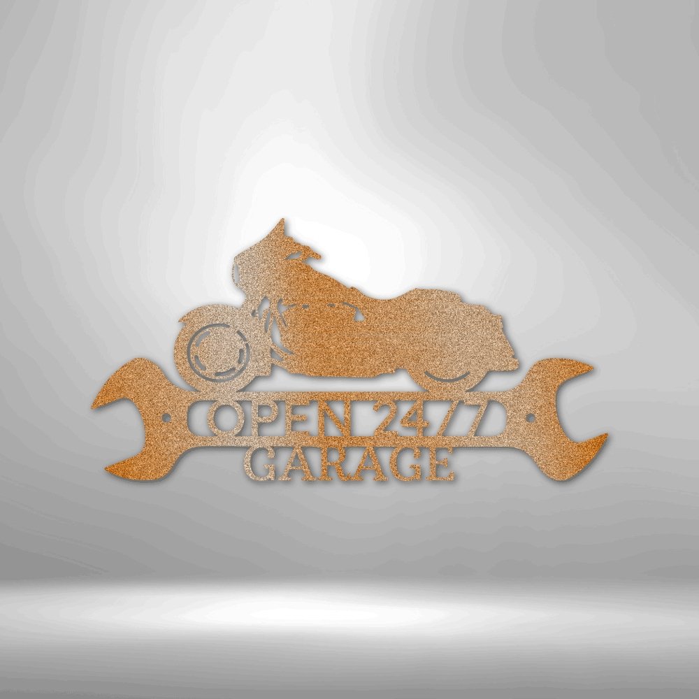 Street Glide Shop Personalized Name Text Steel SignCustomly Gifts