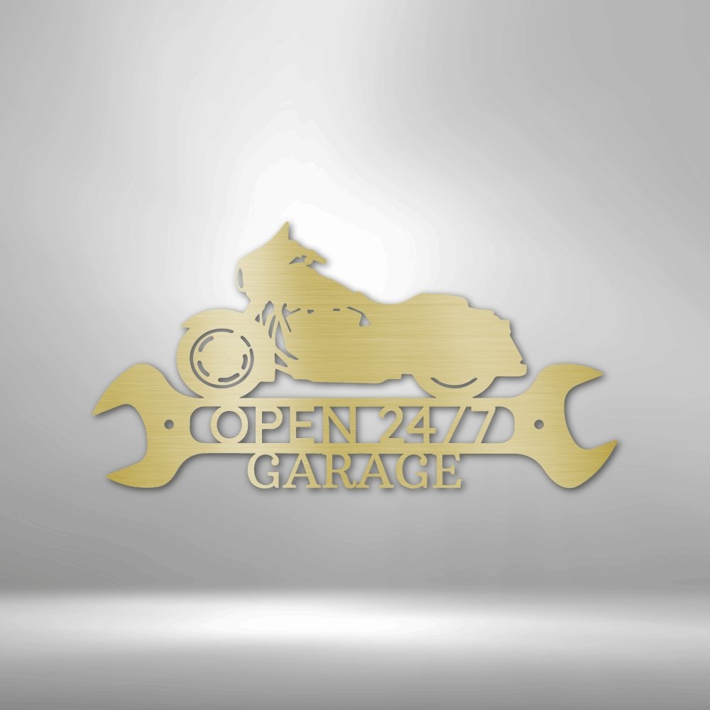 Street Glide Shop Personalized Name Text Steel SignCustomly Gifts