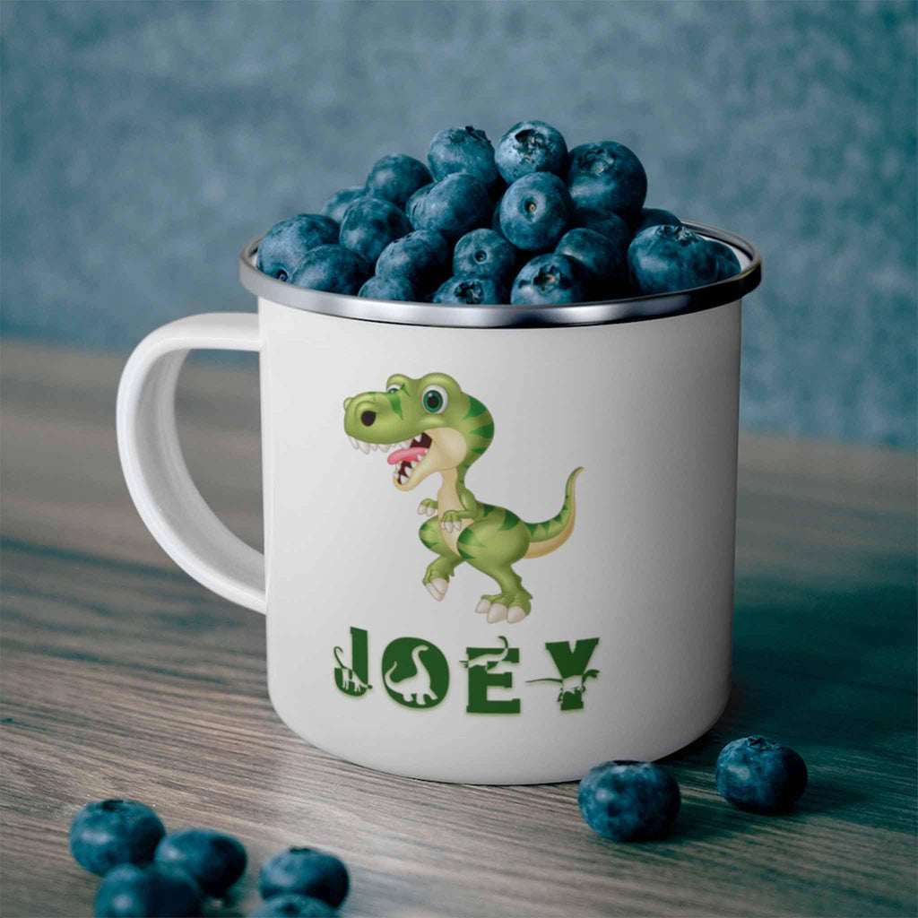 T-Rex Tyrannosaurus v1 Cartoon Dinosaur Custom Personalized Kids Themed MugsCustomly Gifts