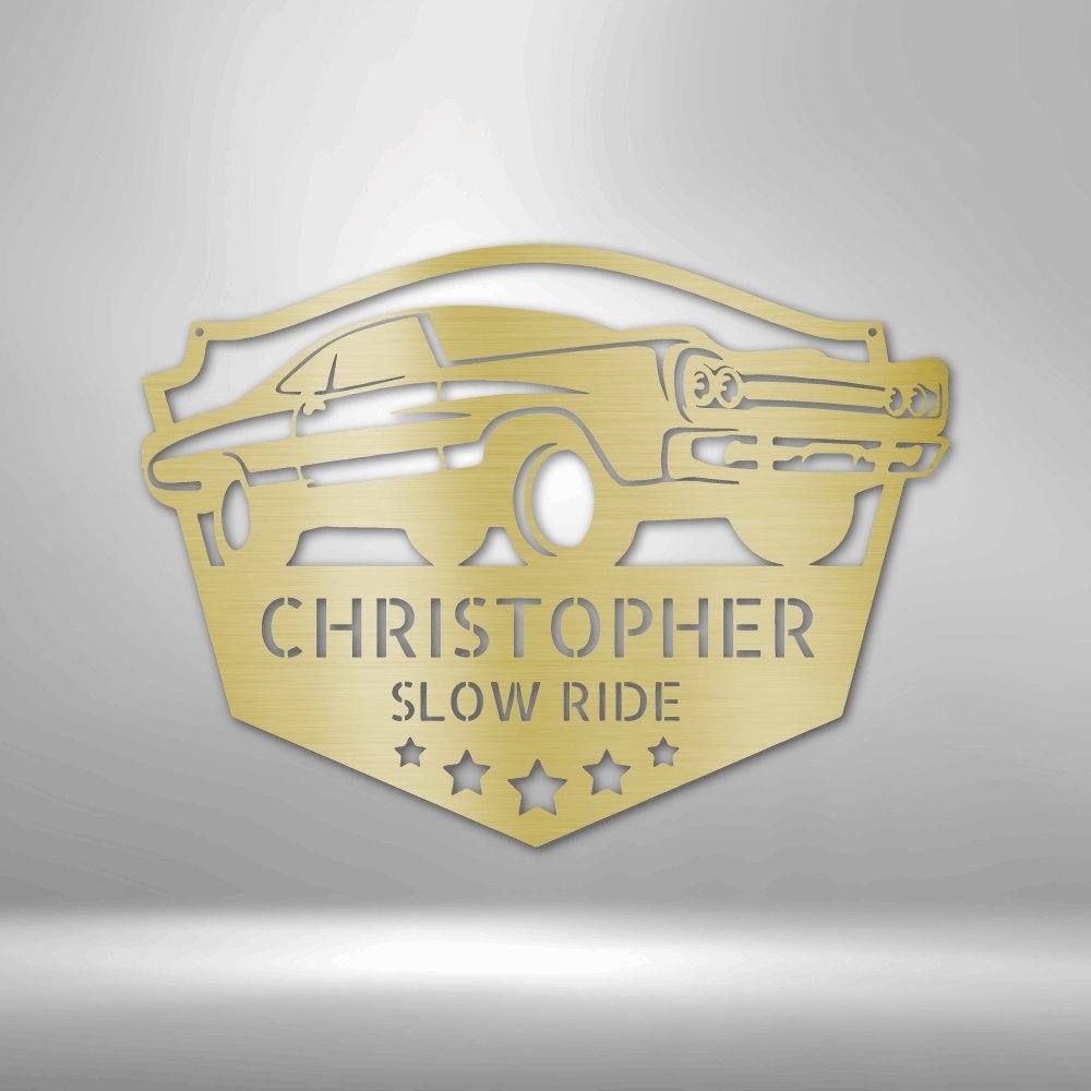 The Art Of Mechanic Classic Car Personalized Steel SignCustomly Gifts