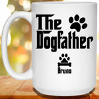 The Dogfather Custom Personalized Coffee MugCustomly Gifts