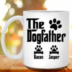 The Dogfather Custom Personalized Coffee MugCustomly Gifts