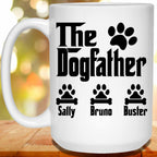 The Dogfather Custom Personalized Coffee MugCustomly Gifts