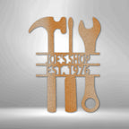 The Garage Personalized Name Text Steel SignCustomly Gifts