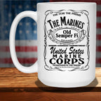 The Marine Corps Aged To Perfection Military Themed White Coffee MugsCustomly Gifts