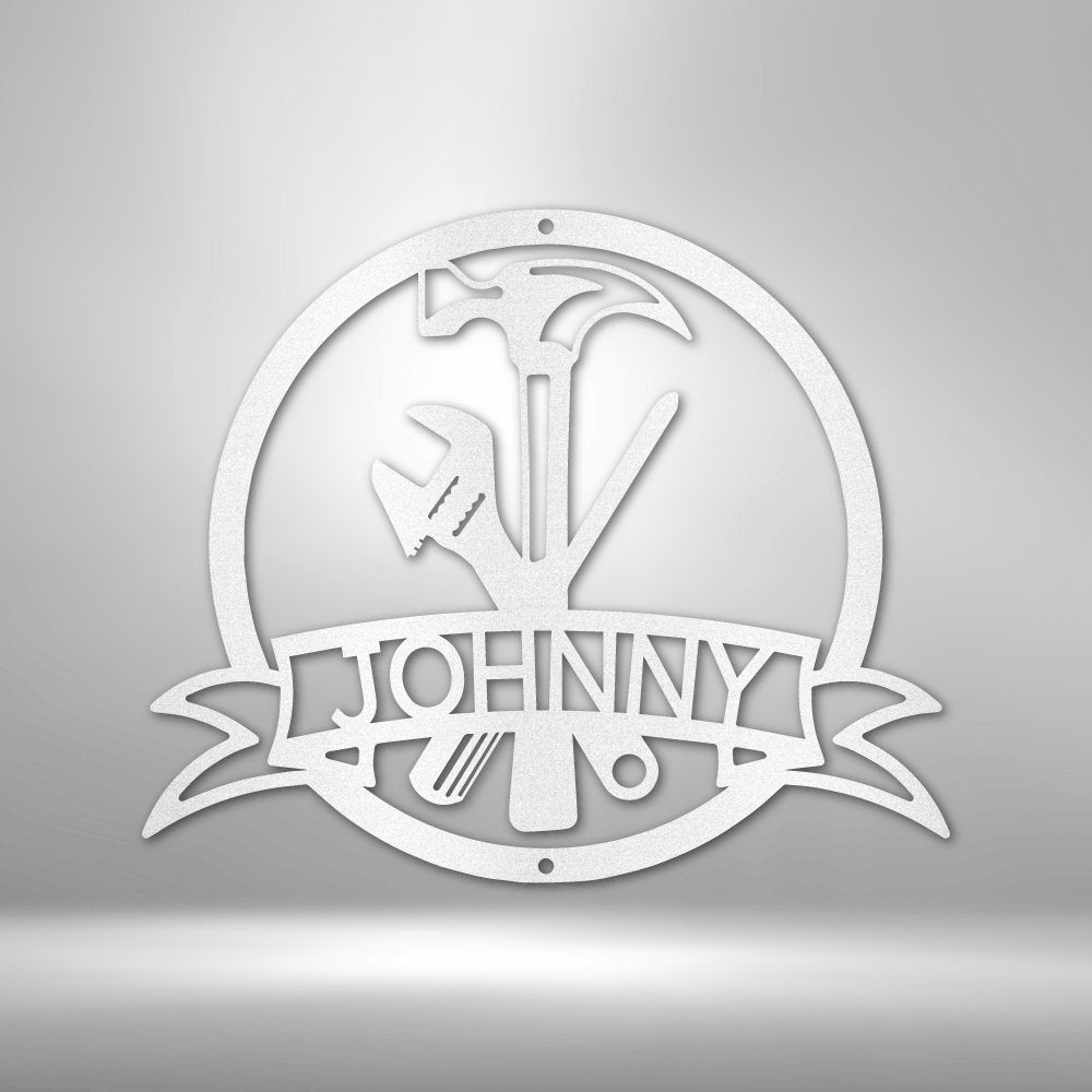 Tool Man Personalized Name Steel SignCustomly Gifts
