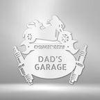 Trike Mechanic Personalized Name Text Steel SignCustomly Gifts