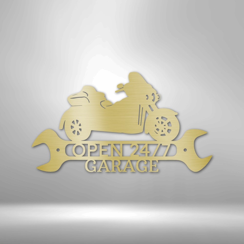 Trike Shop Personalized Name Text Steel SignCustomly Gifts