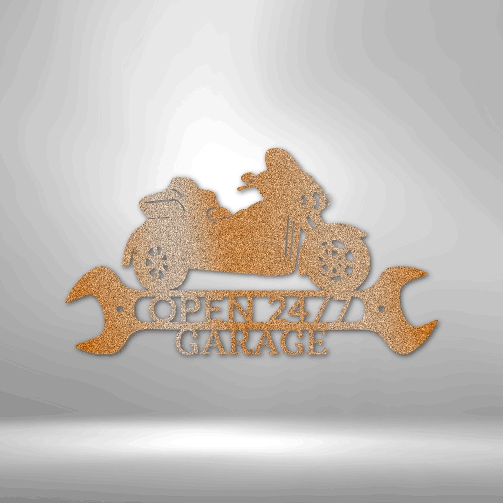 Trike Shop Personalized Name Text Steel SignCustomly Gifts