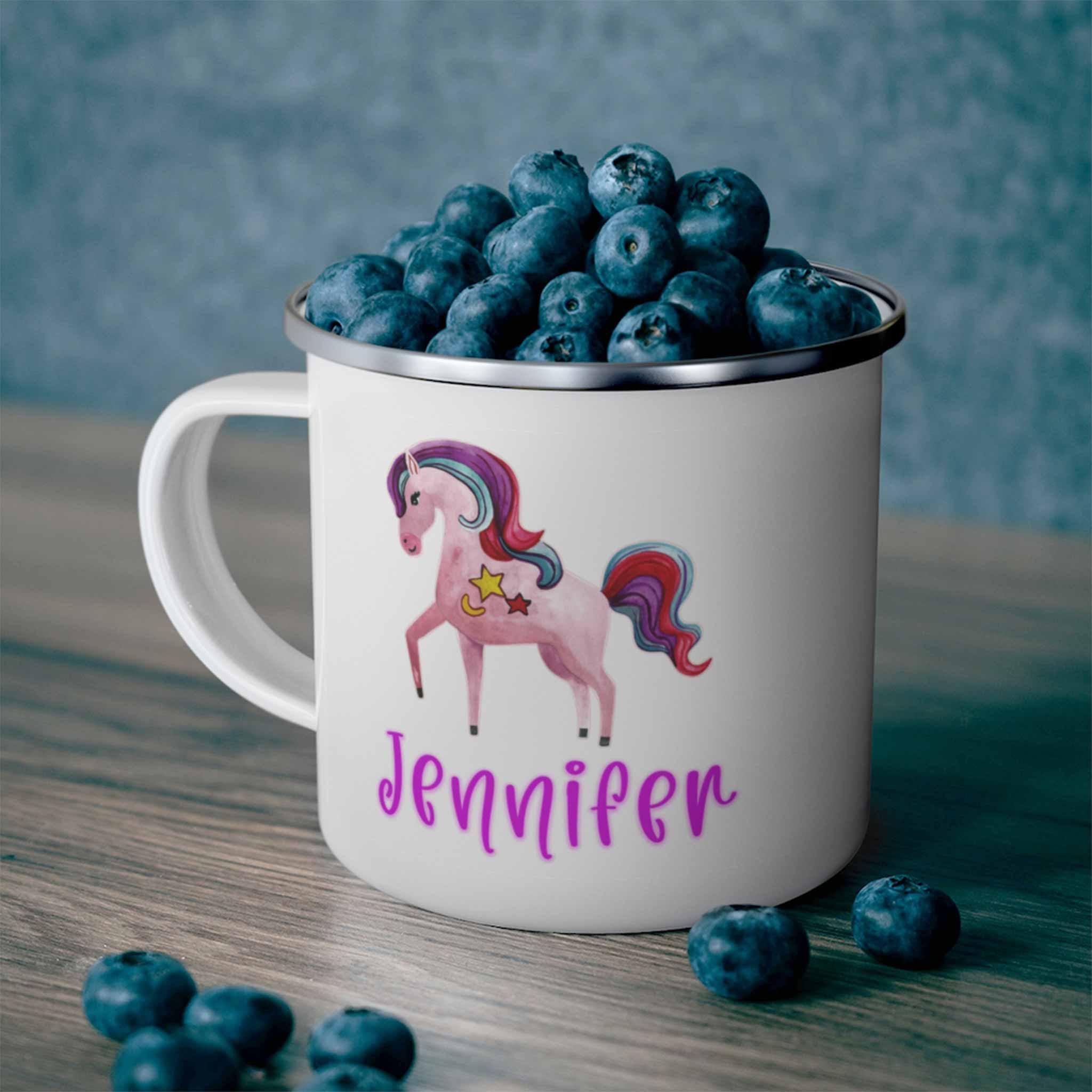 Unicorn Moon and Stars Custom Personalized MugsCustomly Gifts