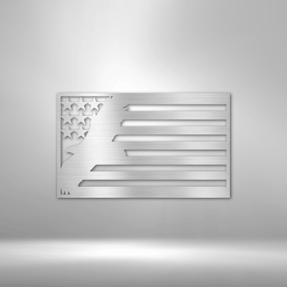 USA Eagle - Steel SignCustomly Gifts