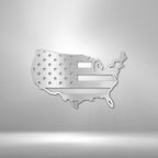 USA Flag - Steel SignCustomly Gifts