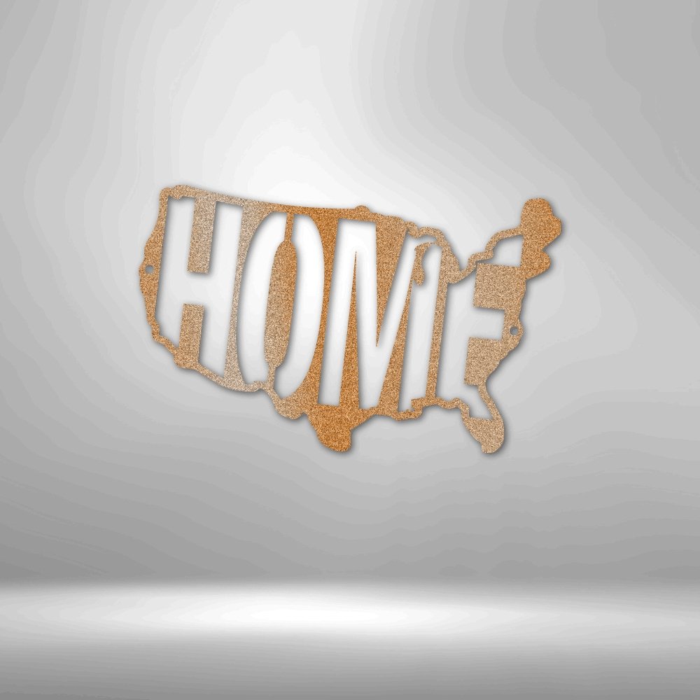 USA Home - Steel SignCustomly Gifts
