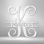 Vine Family Personalized Monogram Name Steel SignCustomly Gifts