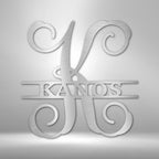 Vine Family Personalized Monogram Name Steel SignCustomly Gifts