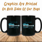 Whisper Words Of Wisdom Let It Be Tree-line Blue Black Coffee MugsCustomly Gifts