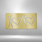 XOXO - Steel signCustomly Gifts