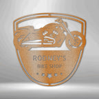 You Get Old When You Stop Riding Personalized Name Text Steel SignCustomly Gifts