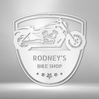 You Get Old When You Stop Riding Personalized Name Text Steel SignCustomly Gifts
