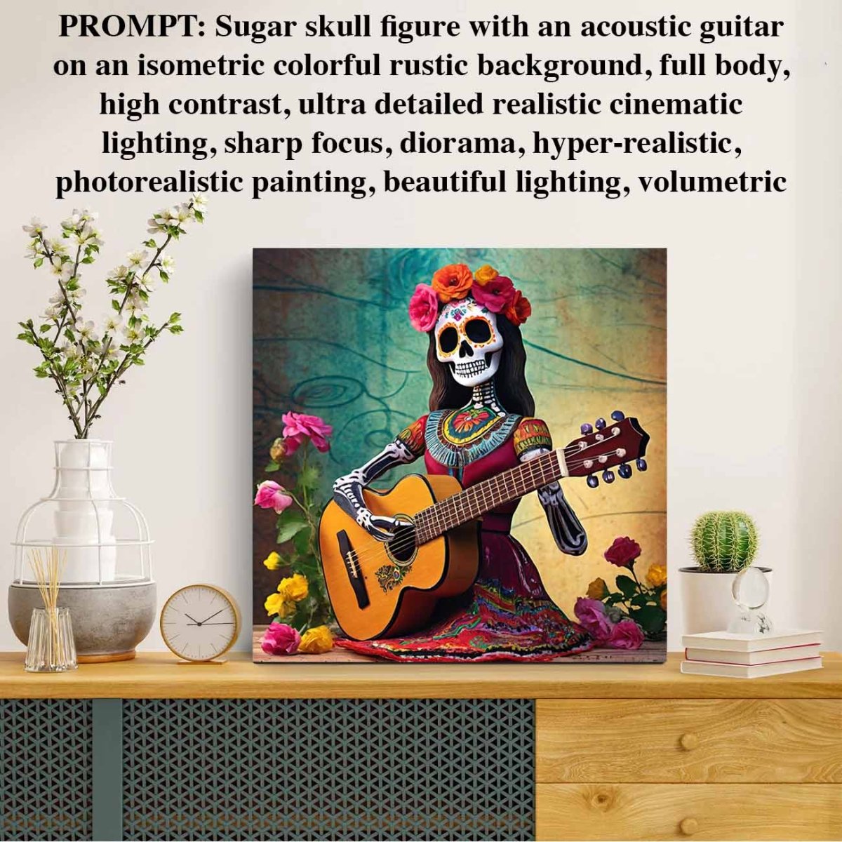 Your Own Custom AI Artwork - Square CanvasCustomly Gifts